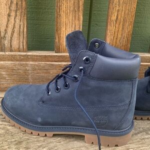 Timberland Boots Navy Blue Youth Boys 4.5